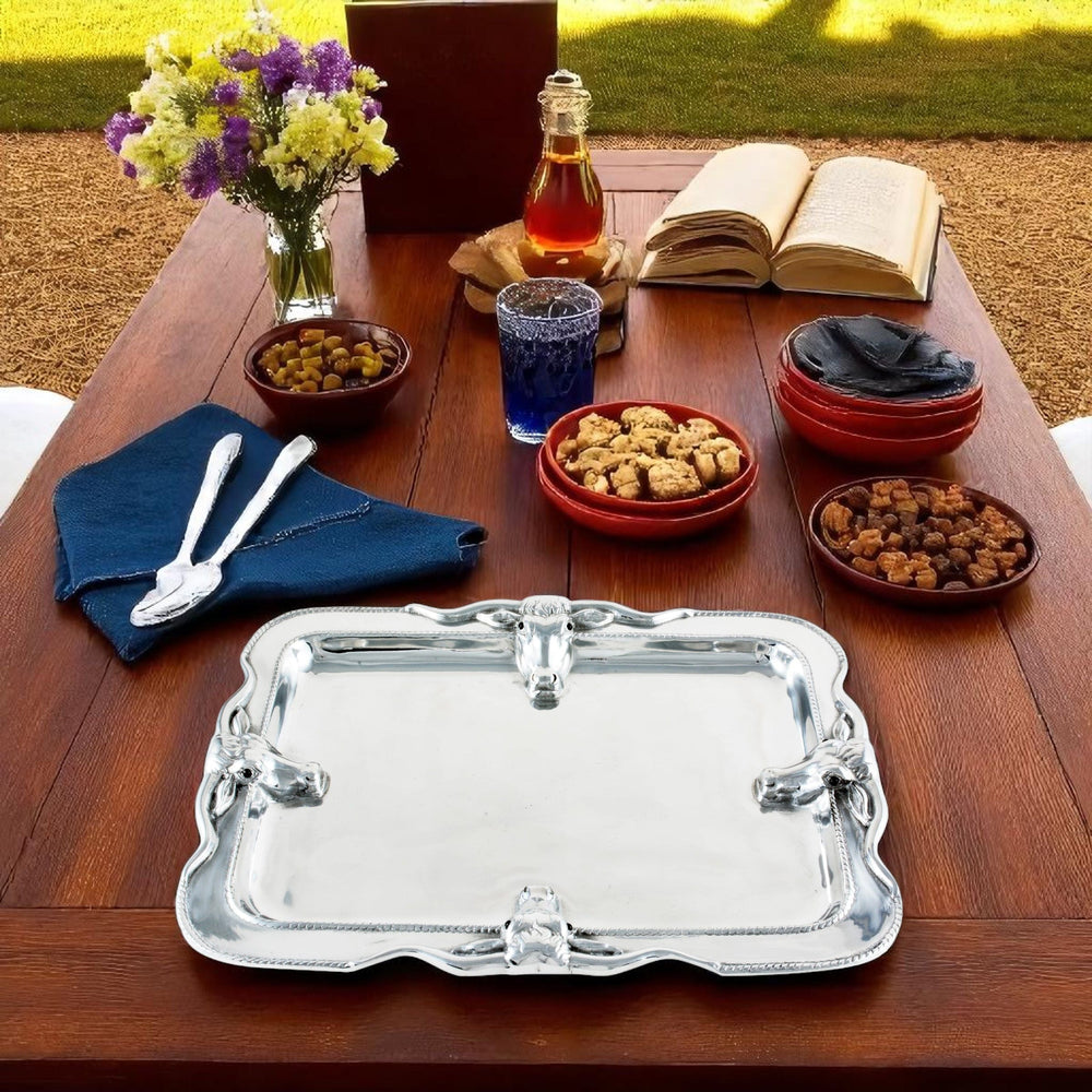Longhorn Platter Large - Equine Exchange Tack Shop