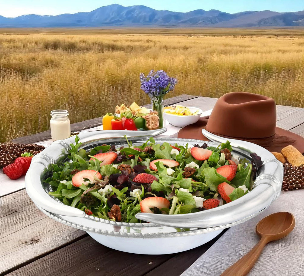 Longhorn Salad Bowl 12 - Equine Exchange Tack Shop