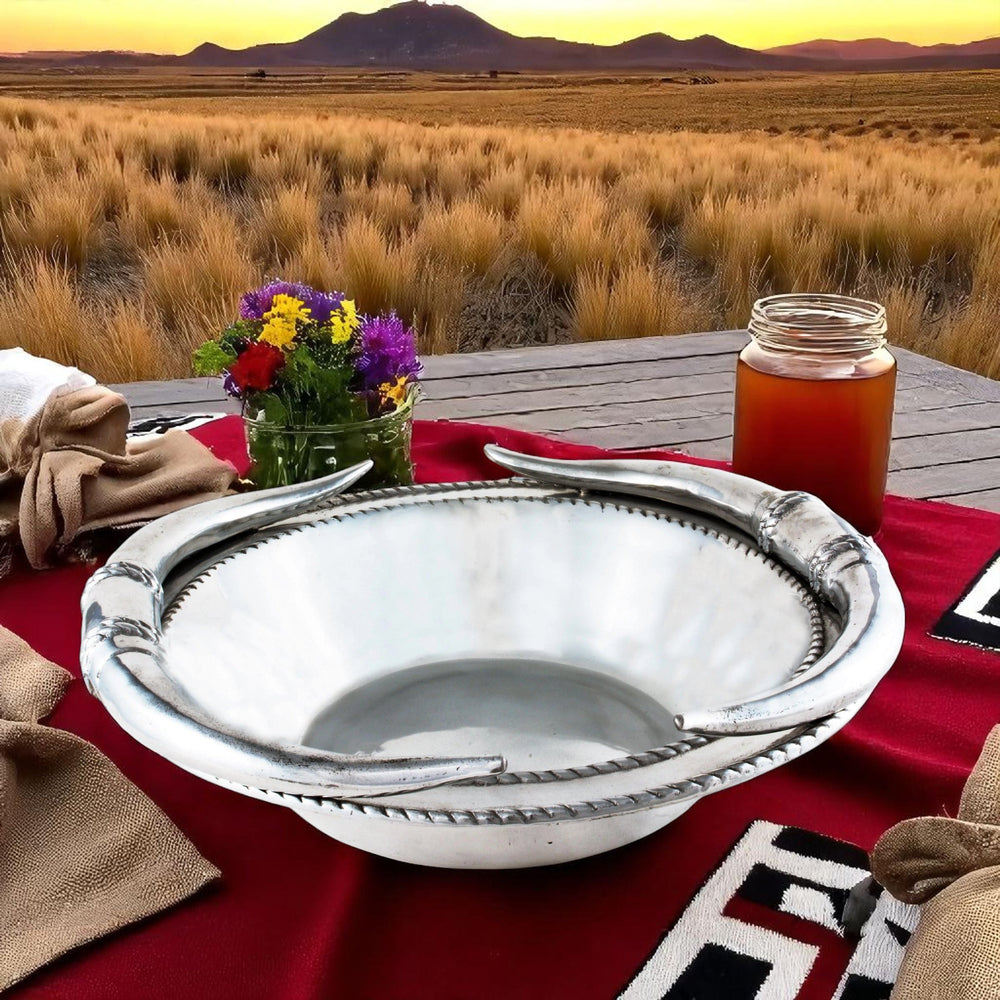 Longhorn Salad Bowl 12 - Equine Exchange Tack Shop