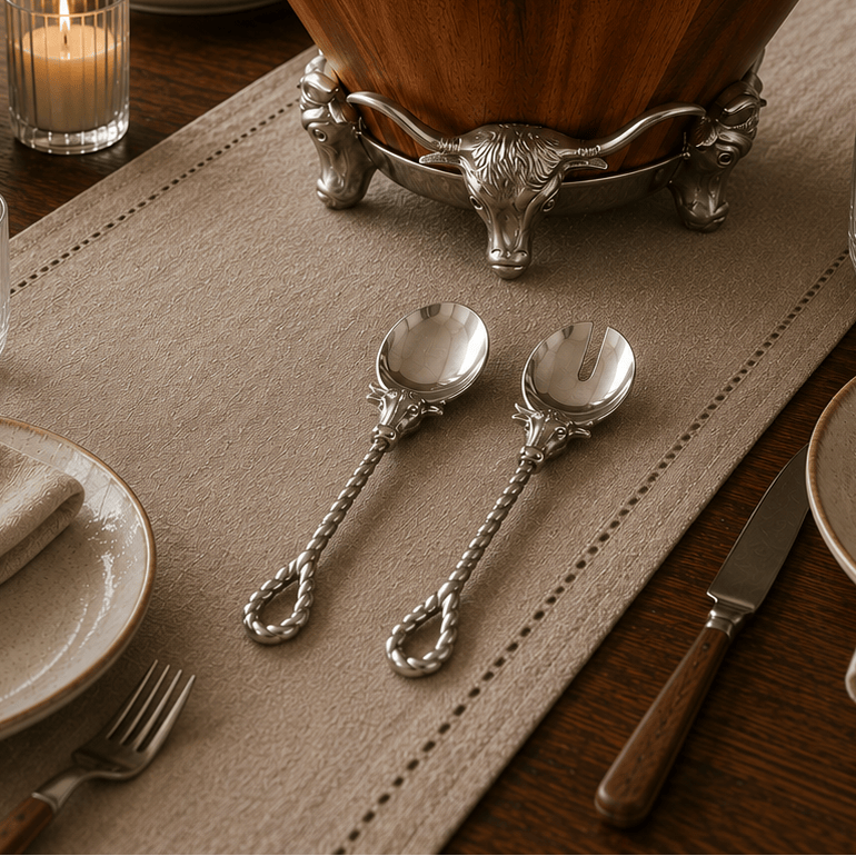 Longhorn Serving Set