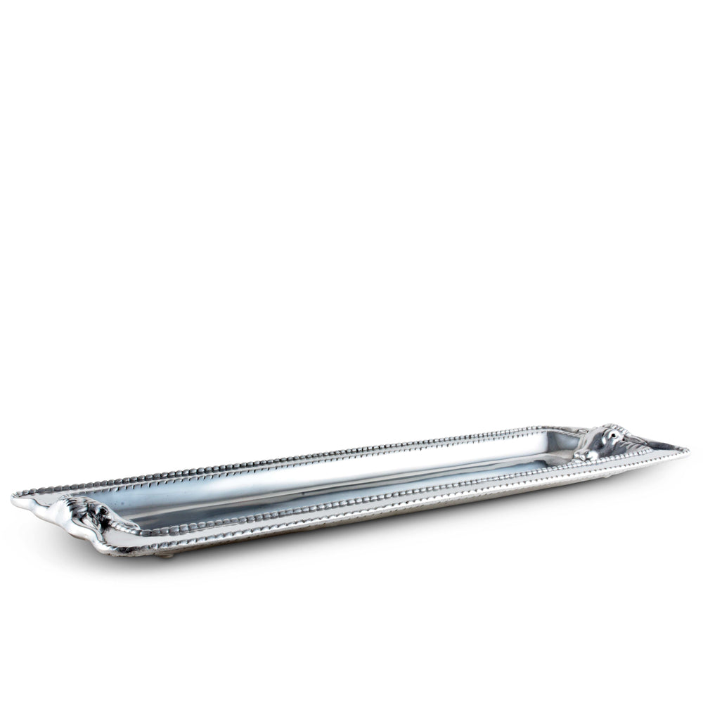 Longhorn with Braid Oblong Tray - Equine Exchange Tack Shop