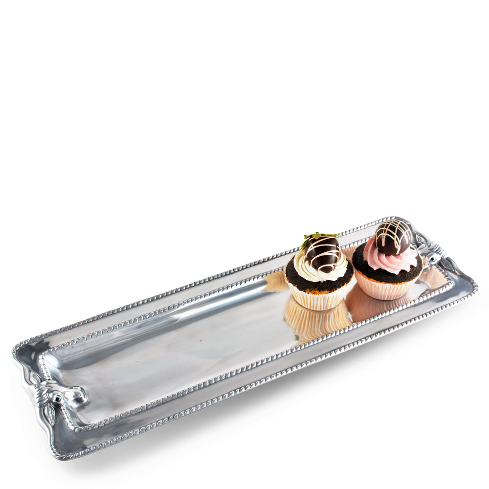 Longhorn with Braid Oblong Tray - Equine Exchange Tack Shop