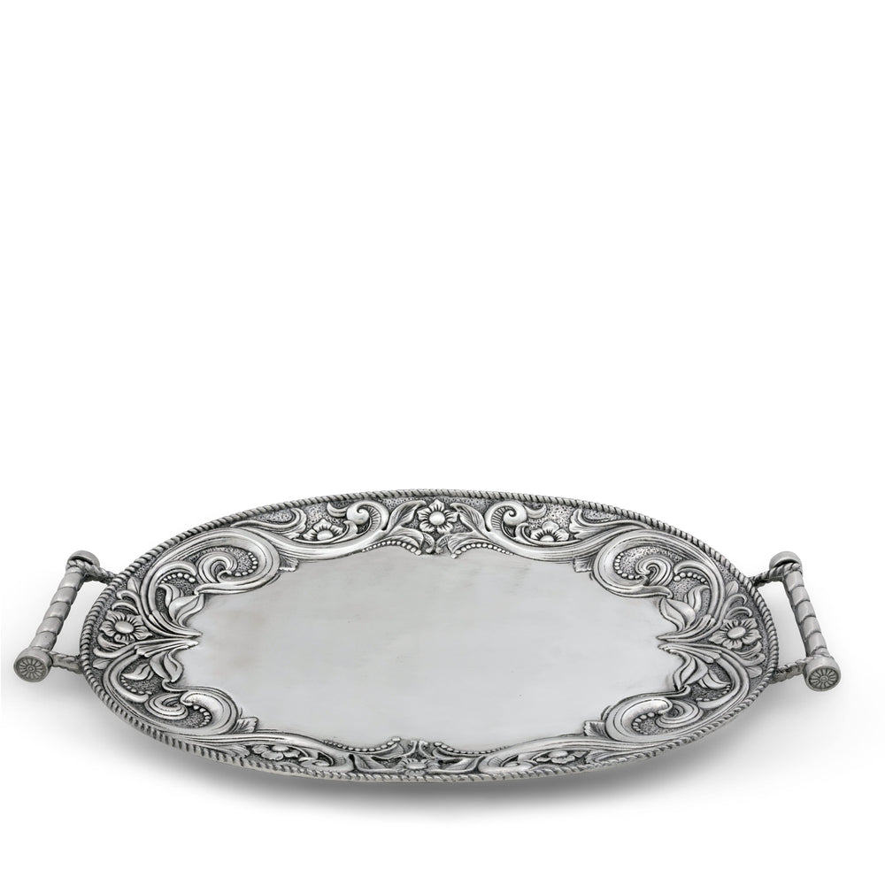 Western Leather Serving Tray - Equine Exchange Tack Shop