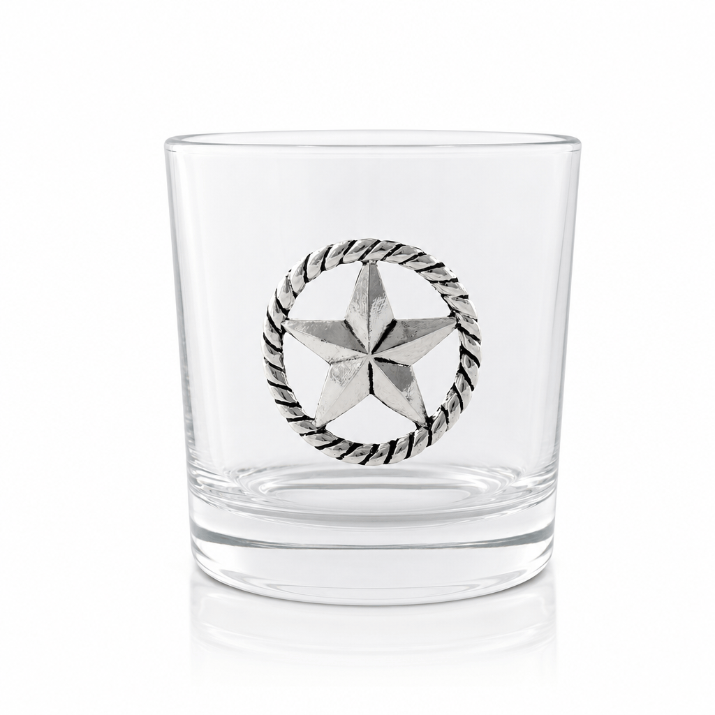 Western Star Bar Glasses Set of 4