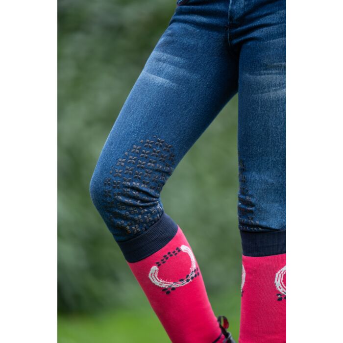 Aymee Denim Grip Knee Patch Breech