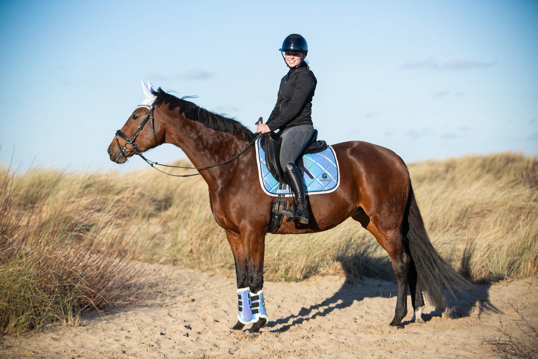 Azurine Saddle Pad Set - Equine Exchange Tack Shop