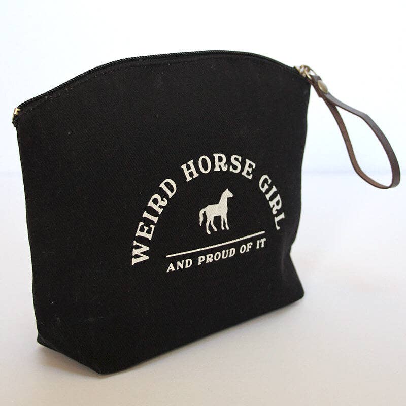 Weird Horse Girl Makeup Bag - Equine Exchange Tack Shop