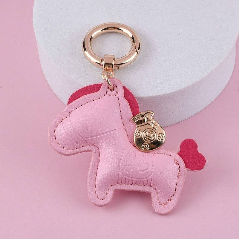 Adorable Horse-Shaped Keychain Pendant - Equine Exchange Tack Shop