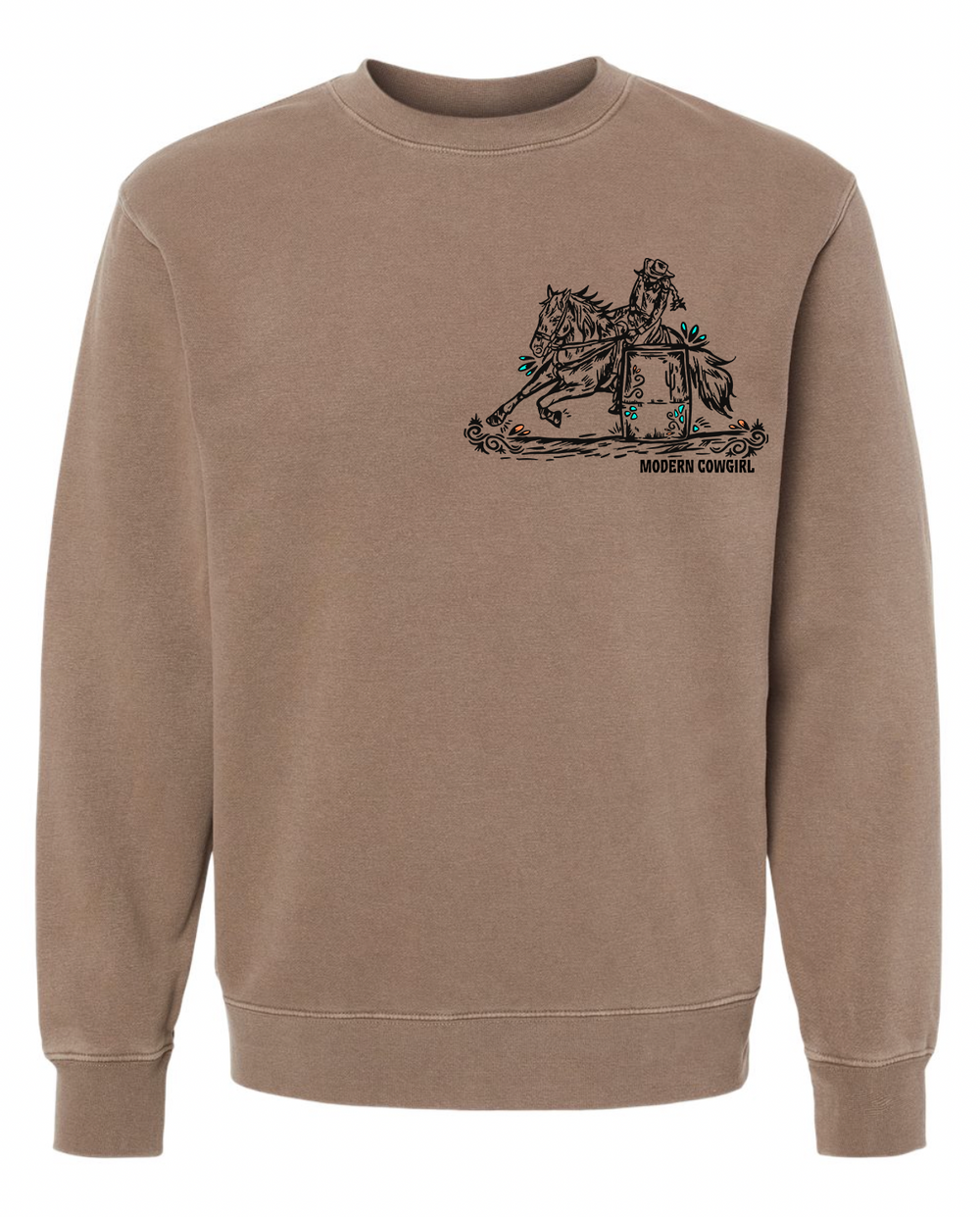 Barrel Racer Crewneck Sweatshirt - Equine Exchange Tack Shop