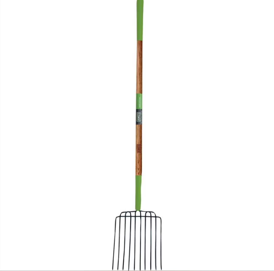 10-Round Tine Welded Bedding and Mulch Fork