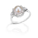 Kelly Herd Pearl Horseshoe Ring - Sterling Silver - Equine Exchange Tack Shop