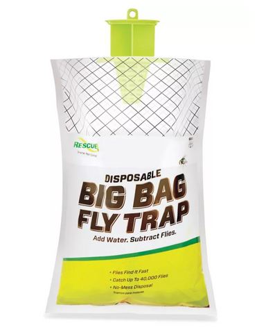 RESCUE! Disposable Big Bag Fly Trap - Singles - Equine Exchange Tack Shop