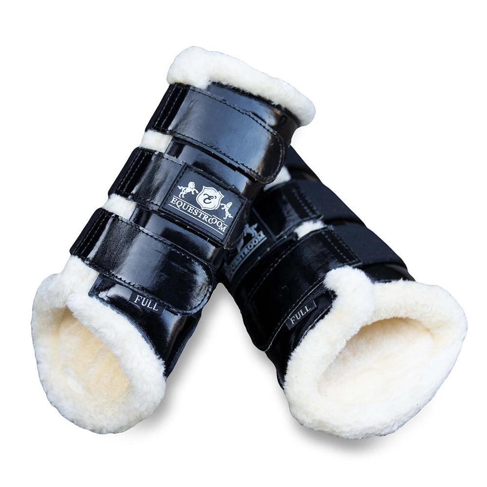 Black Ink Brushing Boots - Equine Exchange Tack Shop