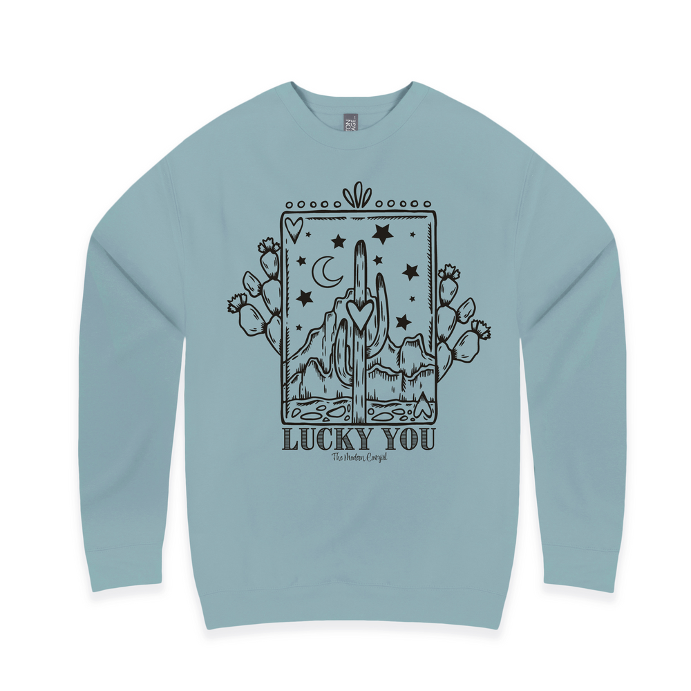 Lucky You Crewneck Sweatshirt - Equine Exchange Tack Shop