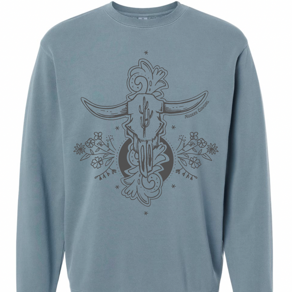 Arizona Skull Crewneck Sweatshirt - Equine Exchange Tack Shop