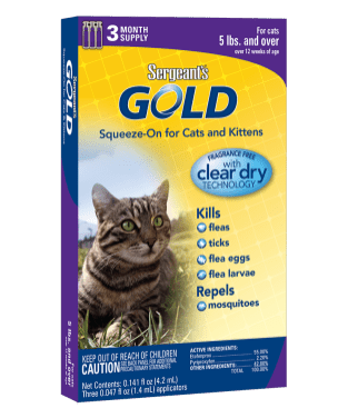 Sergent's Gold for Cats and Kittens