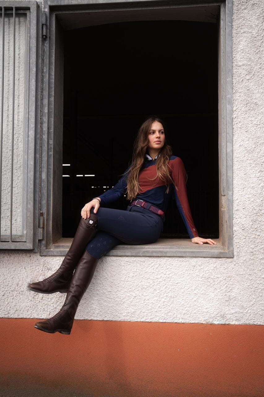 Juliette High Compression Breech - Blue - Equine Exchange Tack Shop