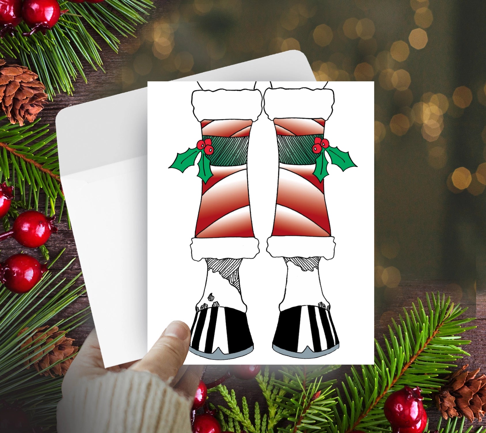 Boxed Christmas Cards - Stockings