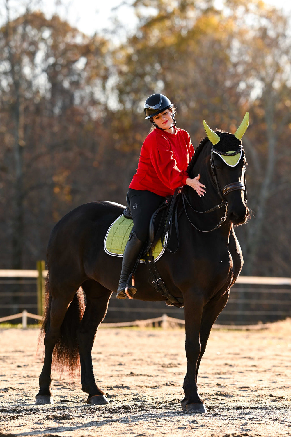 Lemongrass Saddle Pad Set - Equine Exchange Tack Shop