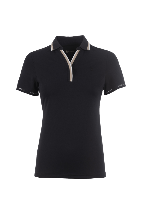 Cavallo Pique V-Front Short Sleeve Polo Shirt