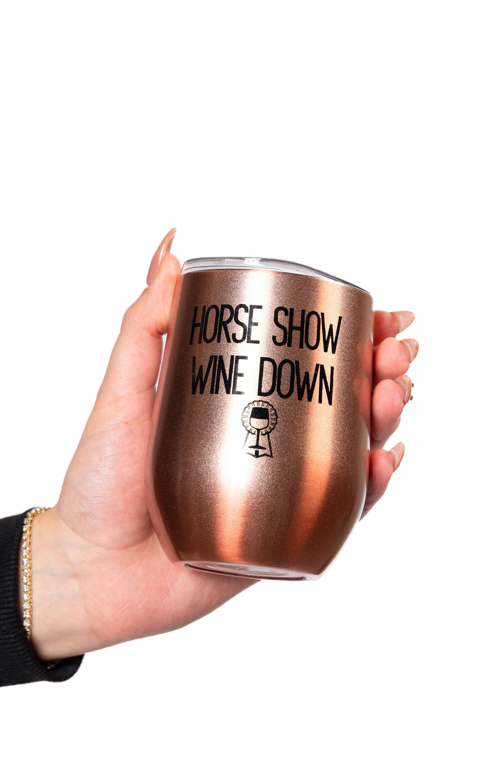 Horse Show Wine Down Insulated Cup - Equine Exchange Tack Shop