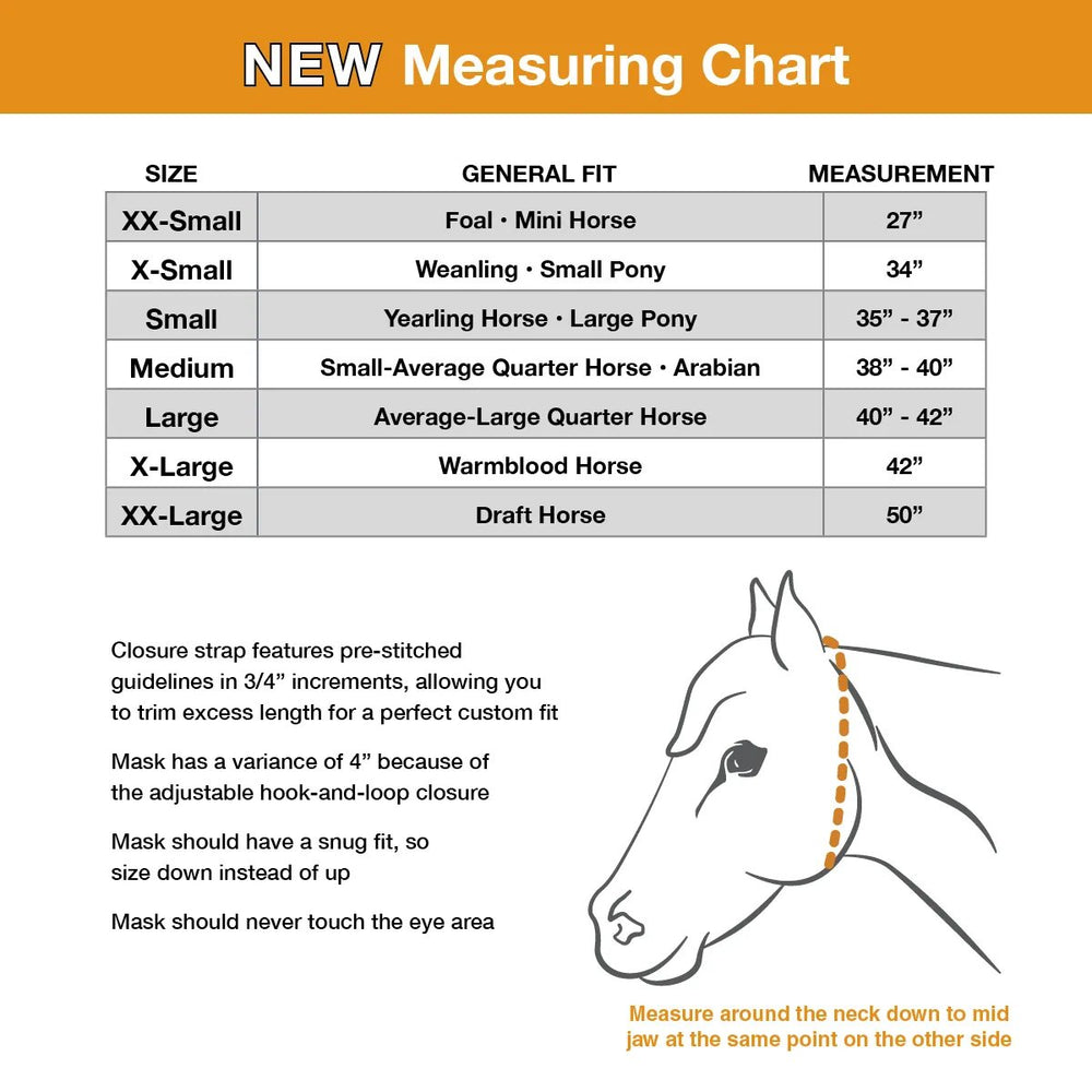 Cashel Crusader Fly Mask - Patterned  