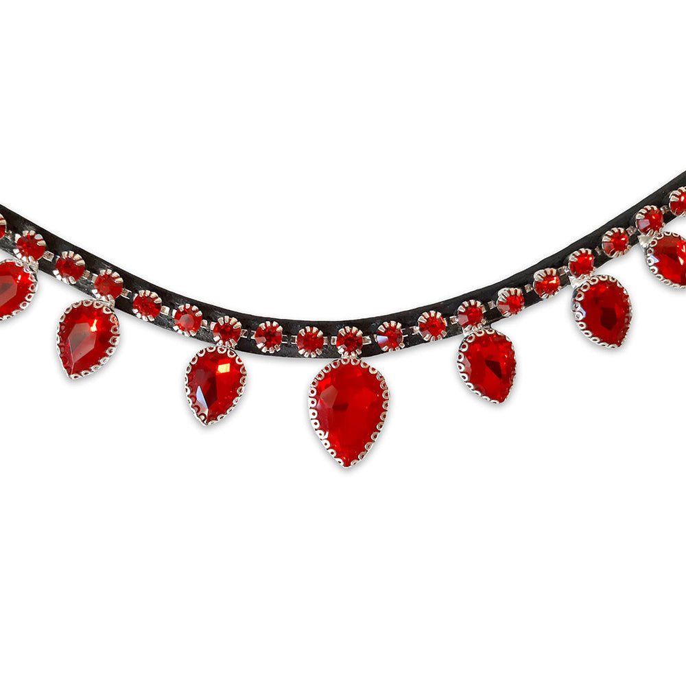 Scarlet Red Browband - Equine Exchange Tack Shop