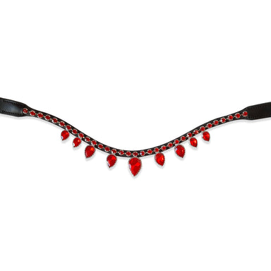 Scarlet Red Browband - Equine Exchange Tack Shop