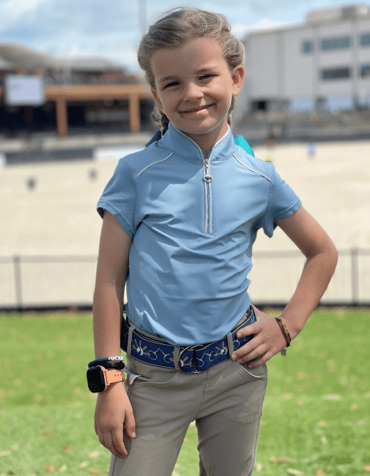 Chestnut Bay Kids Performance Short Sleeve Shirt - Equine Exchange Tack Shop