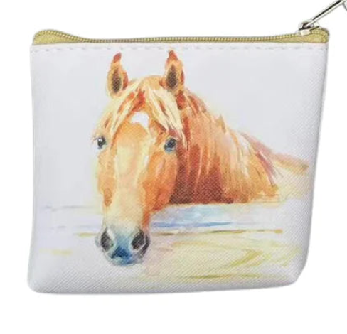 Horses & Donkeys Coin Purse - Equine Exchange Tack Shop