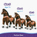 Chocolate Horse Ride-On Toy - Age 4–7  