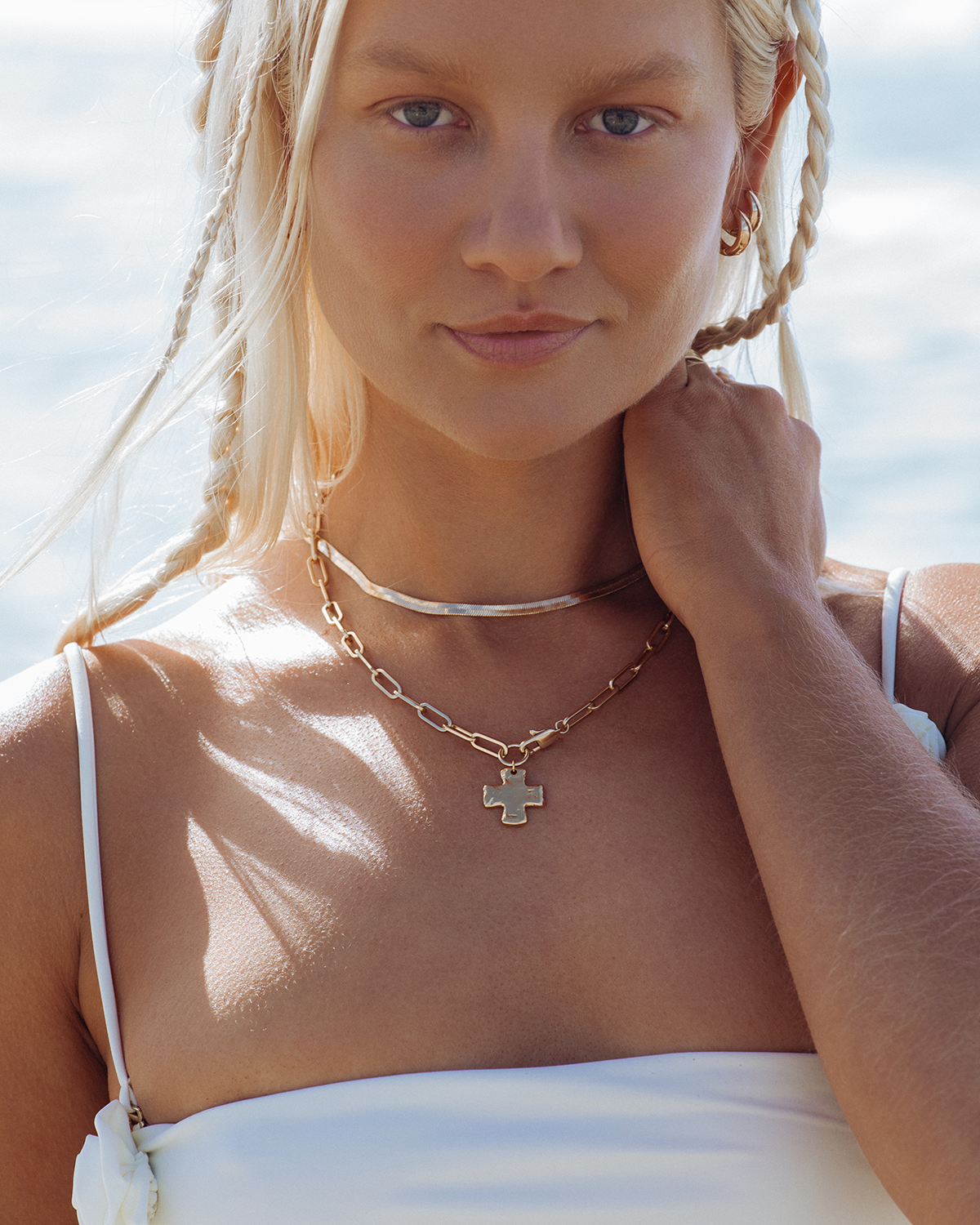 Chunky Cross Necklace Set - Equine Exchange Tack Shop