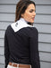 Confident in Black Amelie Competition Shirt - Equine Exchange Tack Shop