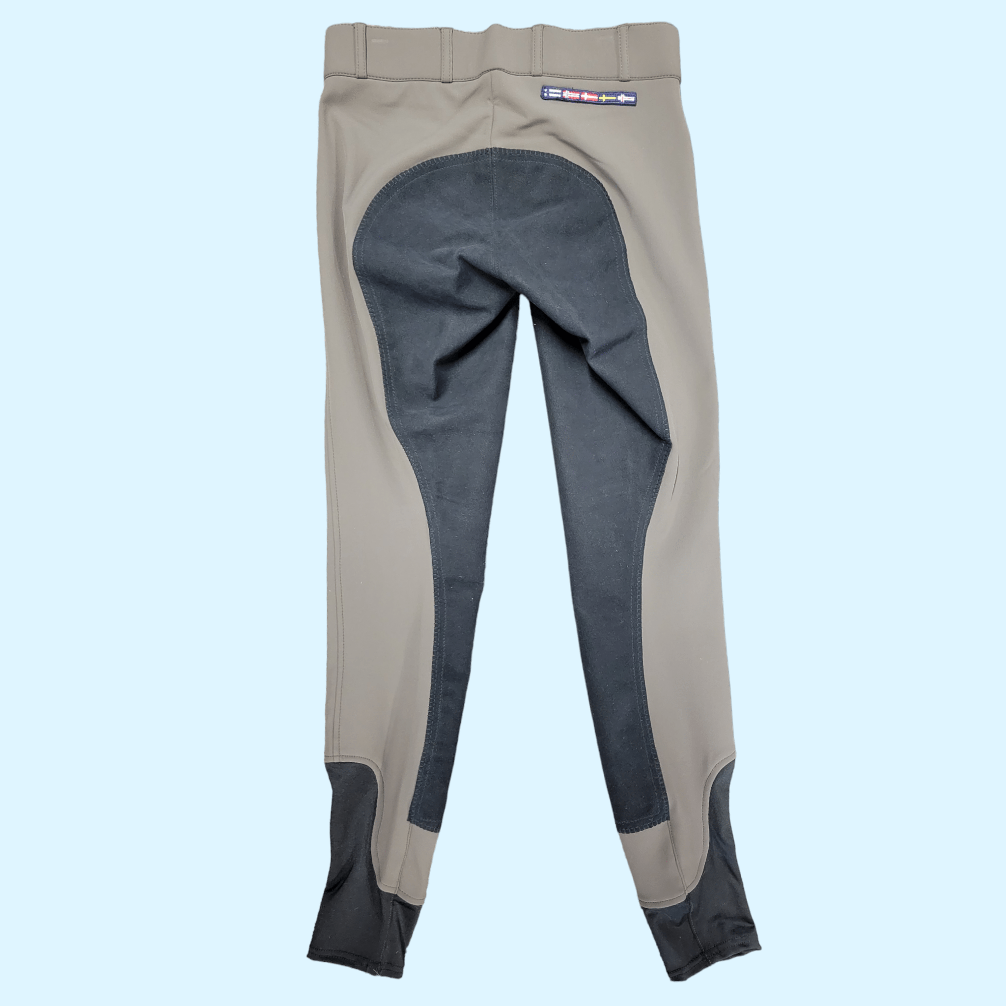 Horze Thermo Pro Full Seat Winter Breech in Taupe - 22