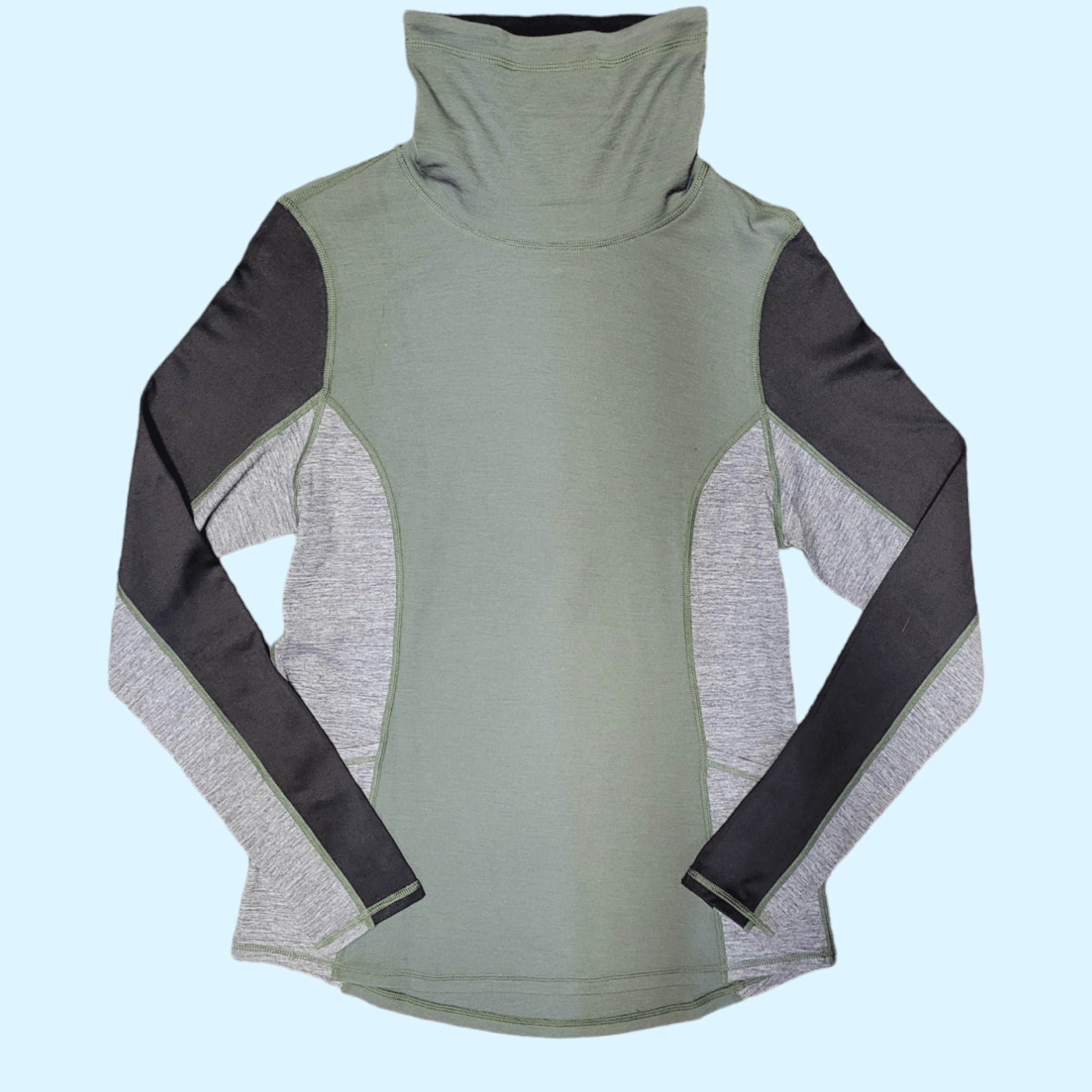 Kerrits Stable Temp Merino Wool Top in Spruce - Medium NWT - Equine Exchange Tack Shop