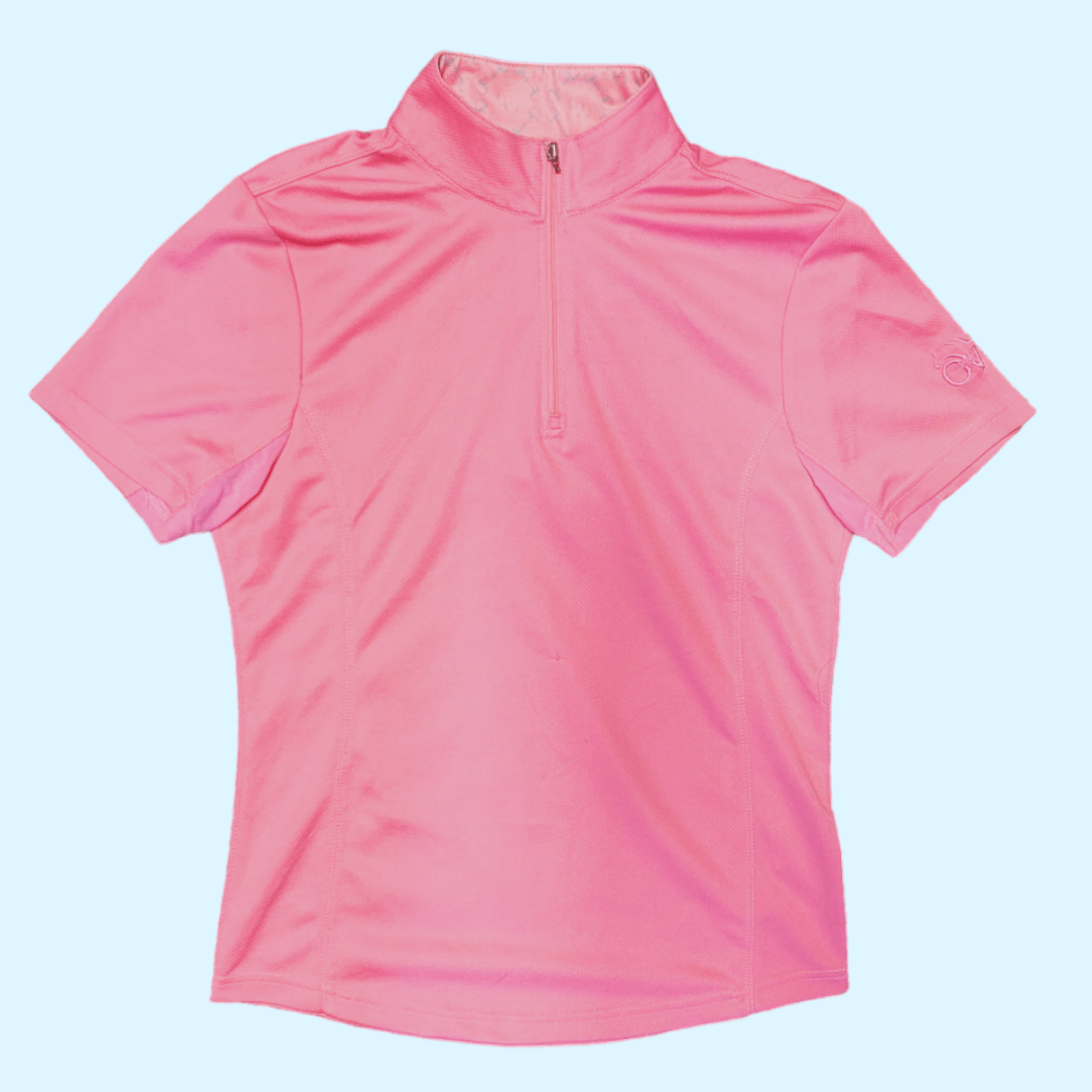 Ovation Children's Short Sleeve Sun Shirt in Confetti Pink - CH XL - Equine Exchange Tack Shop