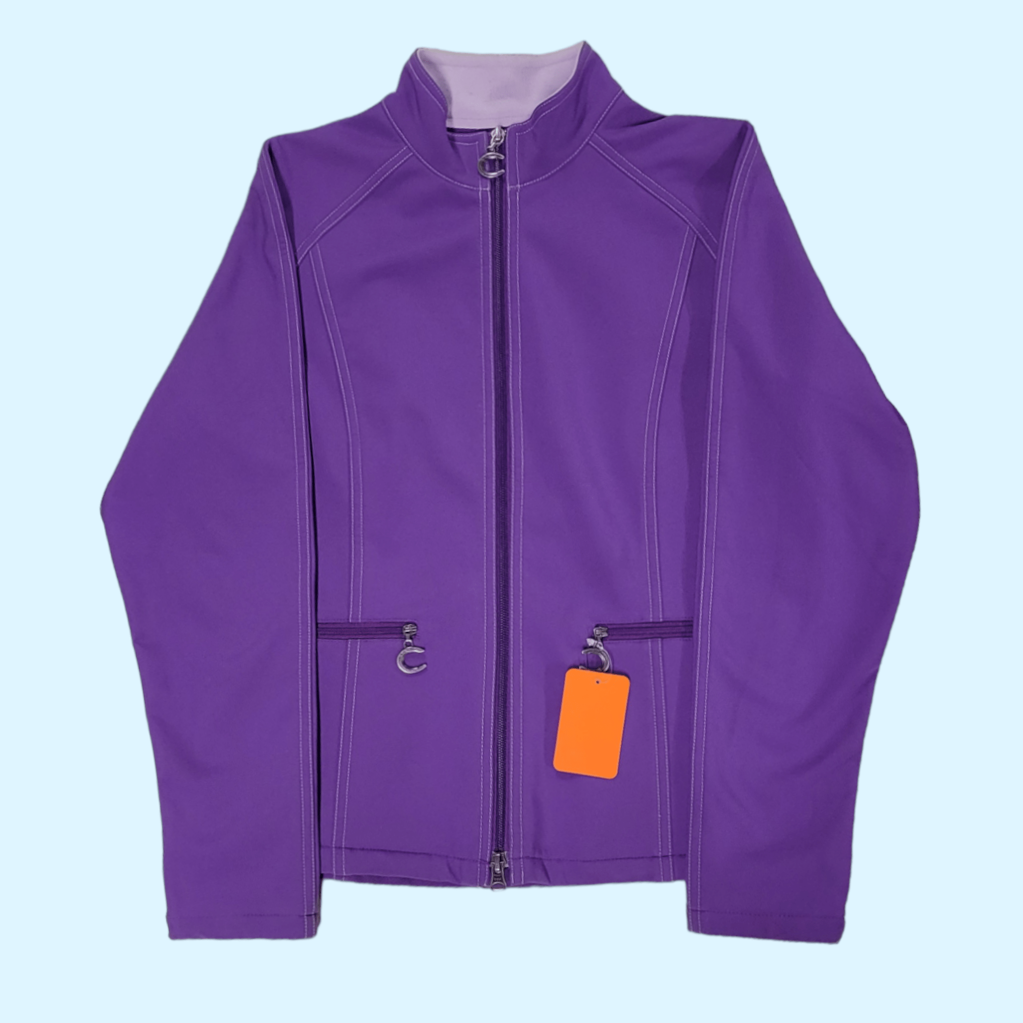 The Connoisseur Collection Softshell Jacket- Small Purple - Equine Exchange Tack Shop