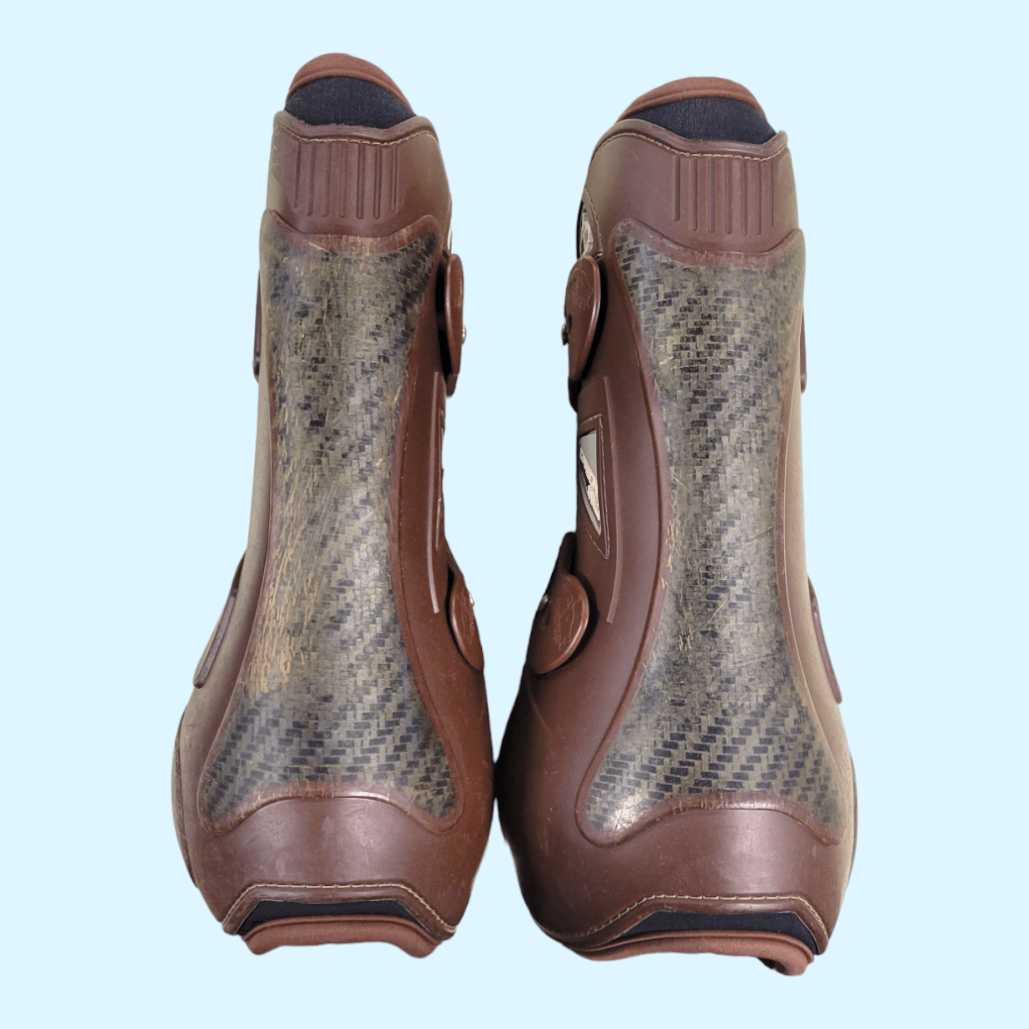 Veredus Carbon Gel Open Front Boots in Brown - Large - Equine Exchange Tack Shop
