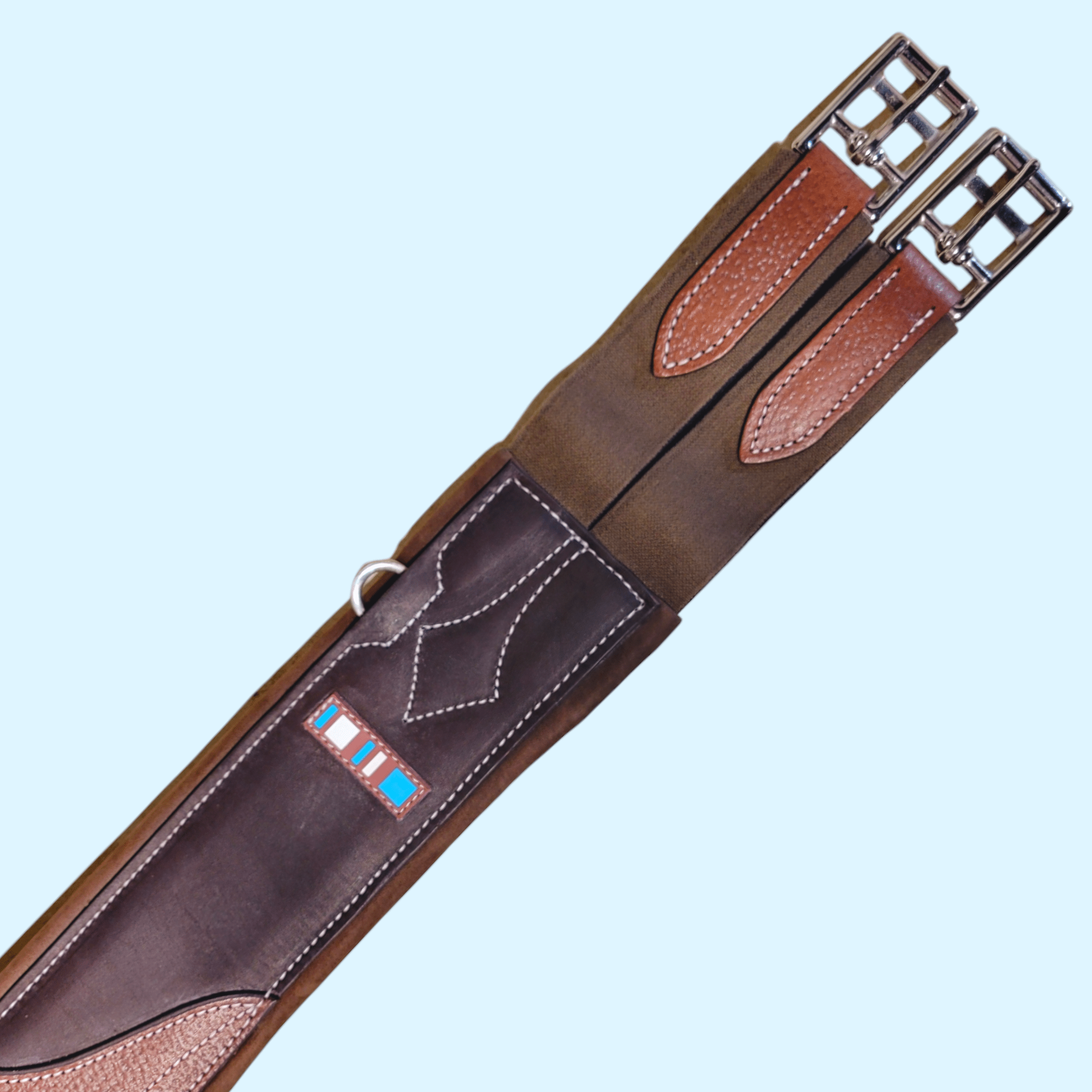 Voltaire Design Long Anatomic Girth in Chocolate - 48" NWOT - Equine Exchange Tack Shop