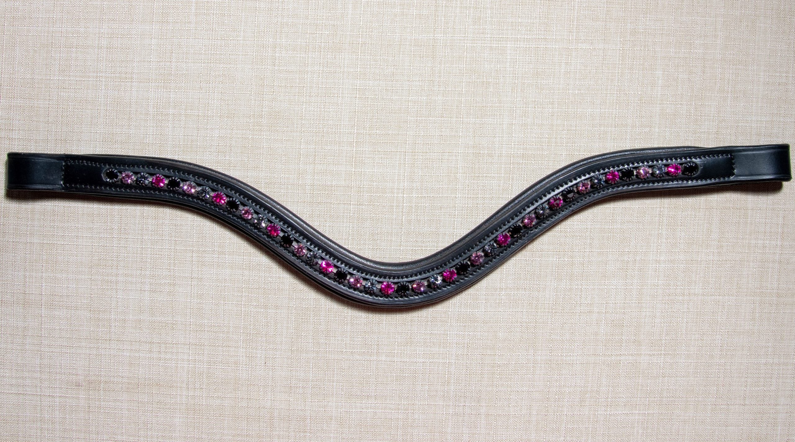 Red Barn Blackberry Crystal Browband