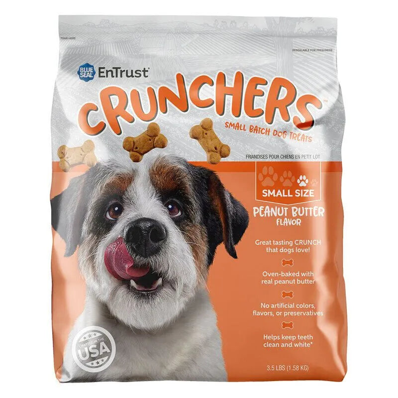 Crunchers Peanut Butter Dog Biscuits