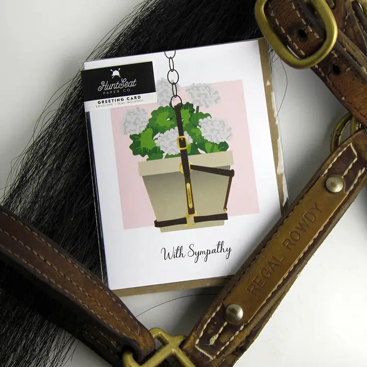 With Sympathy Card - Equine Exchange Tack Shop