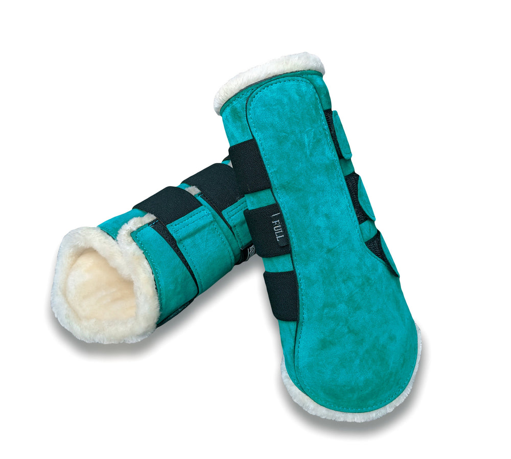 Teal Brushing Boots - Equine Exchange Tack Shop