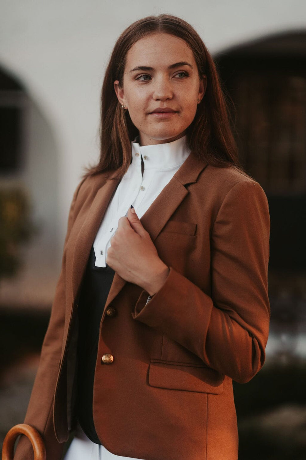 Margot Dark Horse Competition Shirt - Equine Exchange Tack Shop