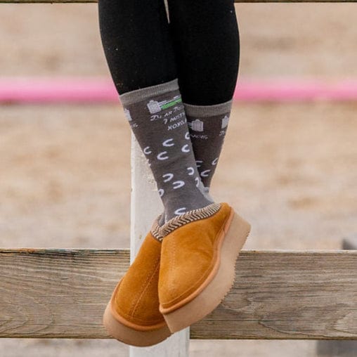 Dreamers & Schemers Dear Distance Crew Socks - Equine Exchange Tack Shop