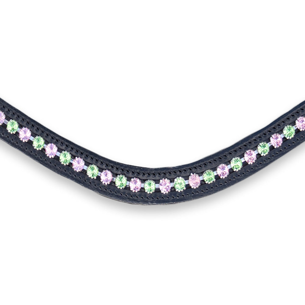 Teaparty Green Browband (Limited Edition) - Equine Exchange Tack Shop