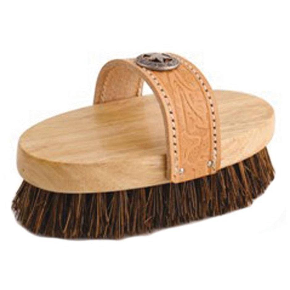 Legends Cowboy Western-Style Oval Mud Brush - Equine Exchange Tack Shop