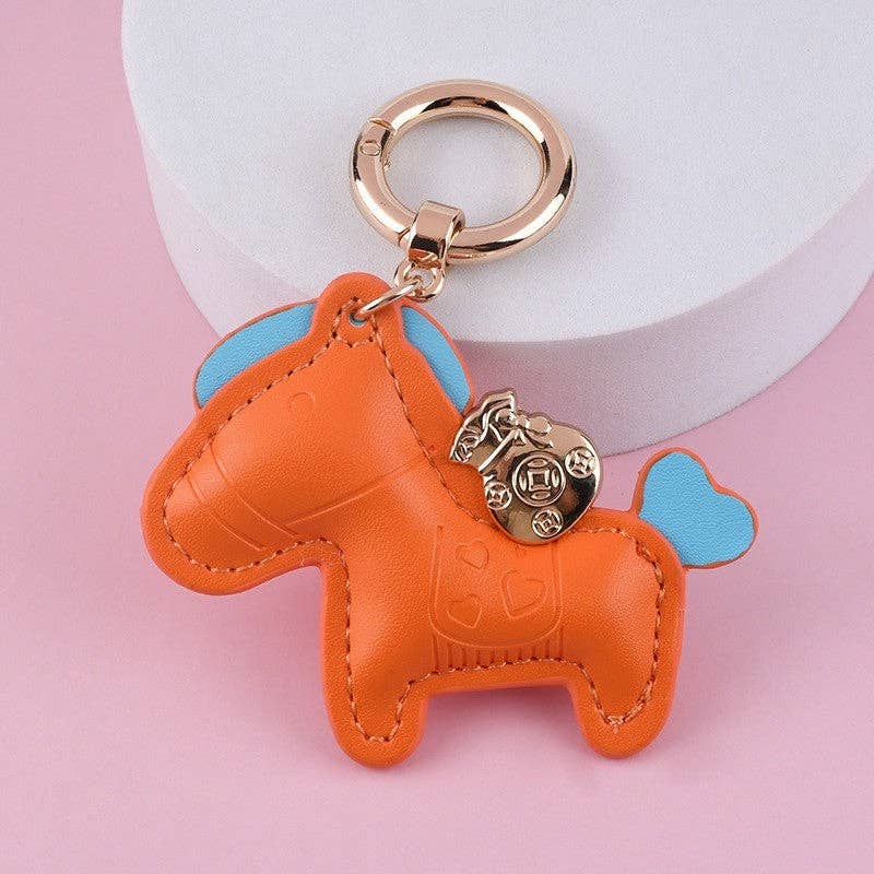 Adorable Horse-Shaped Keychain Pendant - Equine Exchange Tack Shop
