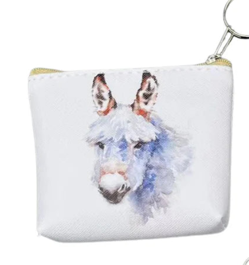 Horses & Donkeys Coin Purse - Equine Exchange Tack Shop