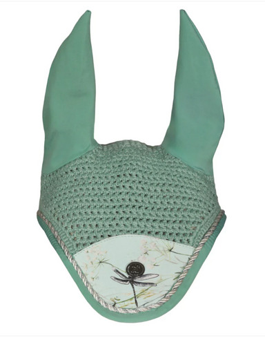 DappleBay Dragonfly Meadow Fly Bonnet - Equine Exchange Tack Shop